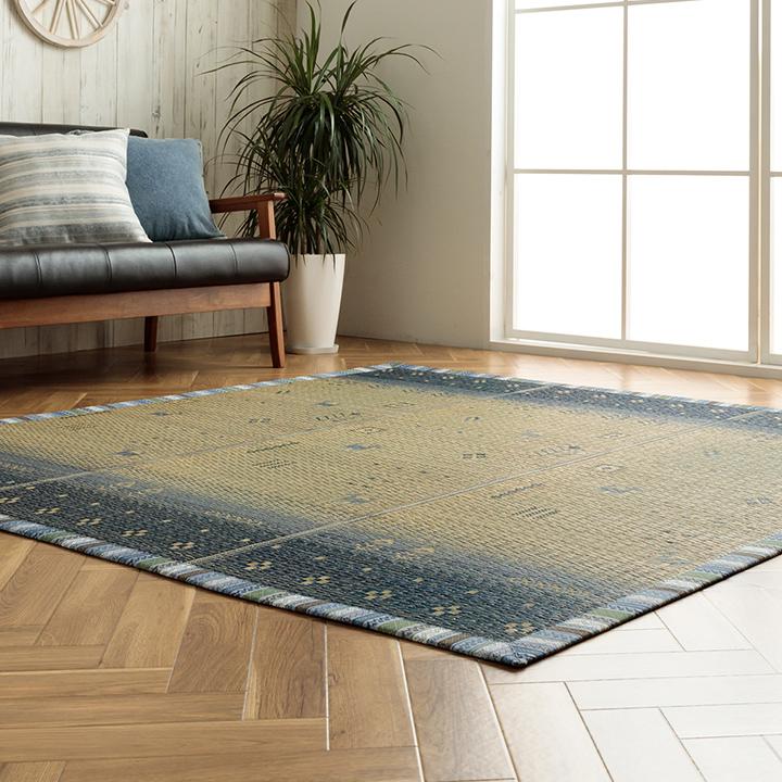 イケヒコ い草ラグ 3畳 NSリンク 180×240cm ラグマット 夏用 おしゃれ