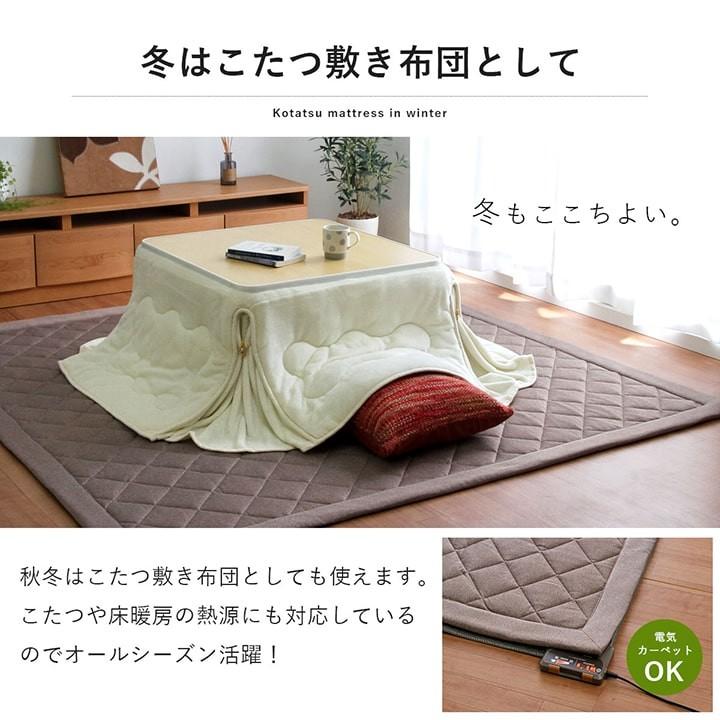 北欧風こたつセット.ホットカーペット付き