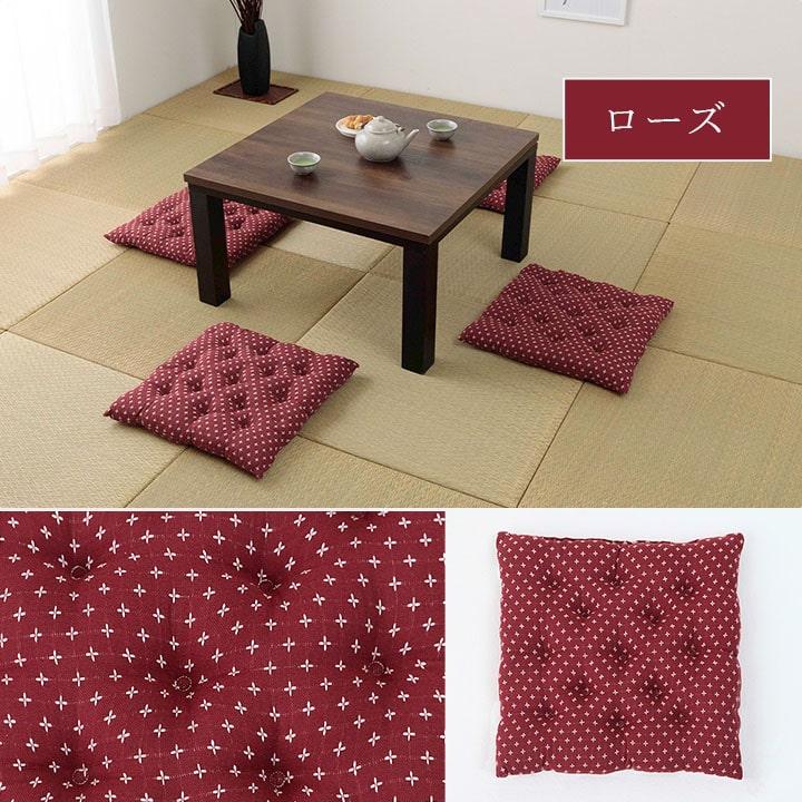 珍品！絞り華氈　茶席座布団　五枚組 3577439-pop8.jpg