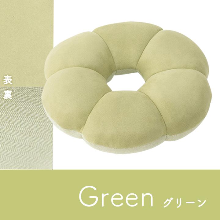 花座布団　円座　クッション　25 円座 クッション くすみカラー ポム 花円座 産後 痔 なめらか