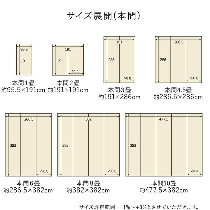 イケヒコ ppラグ カーペット ござ 洗える 本間 10畳 477.5×382cm