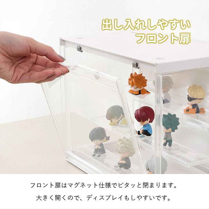 不二貿易（Fuji Boeki） コレクションボックス 収納 ひな壇