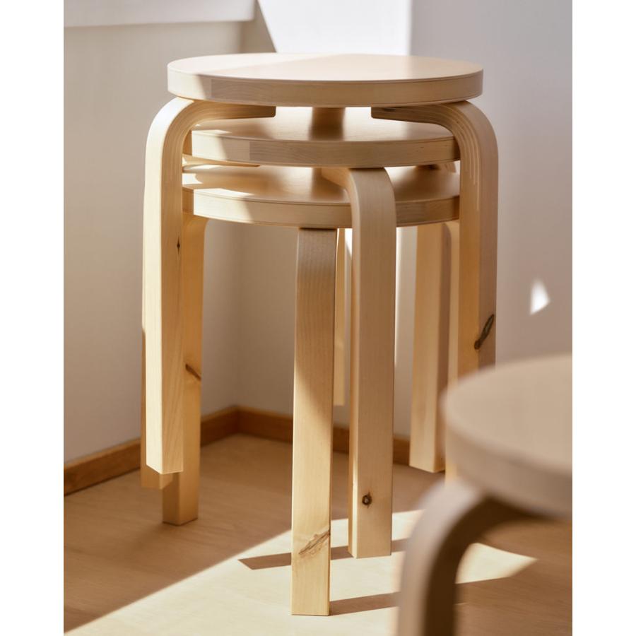 アルテック スツール 60 ナチュラルラッカー 90周年限定 2023年製 公式】Artek（アルテック）- スツール60 ナチュラルラッカー