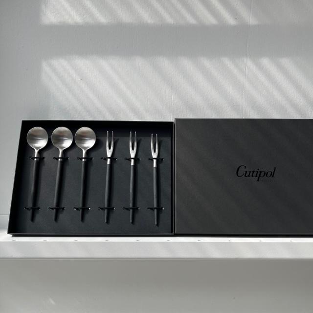 Cutipol cutipol クチポール ティーセット GOA ブラックシルバー 正規