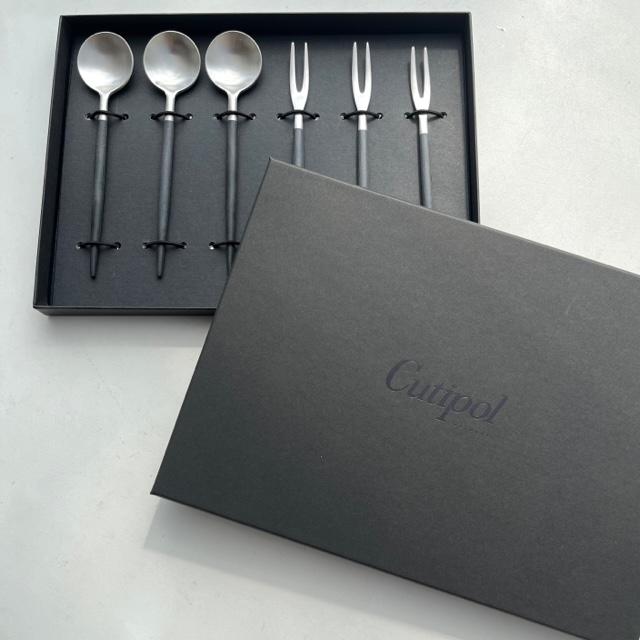 Cutipol（クチポール） ティーセット GOA ブラックシルバー 正規品