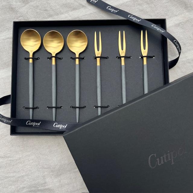 cutipol GOA ティースプーン　10本セット Cutipol（クチポール） ティーセット GOA グレーゴールド 正規品
