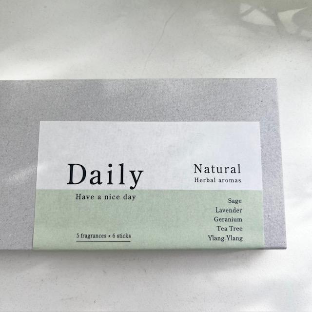 BRANCHincenseお香セット 5種 お香 Daily INCENSE（30本入） 5種 アソート natural : ihanadesign