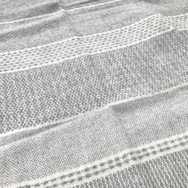 KLIPPAN（クリッパン） ウールコーム付き ウールスロー キルト 130