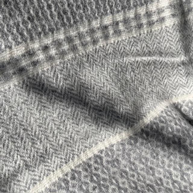 KLIPPAN（クリッパン） ウールコーム付き ウールスロー キルト 130