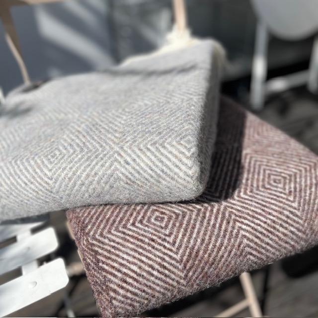 KLIPPAN（クリッパン） ウールコーム付き リサイクルウールスロー