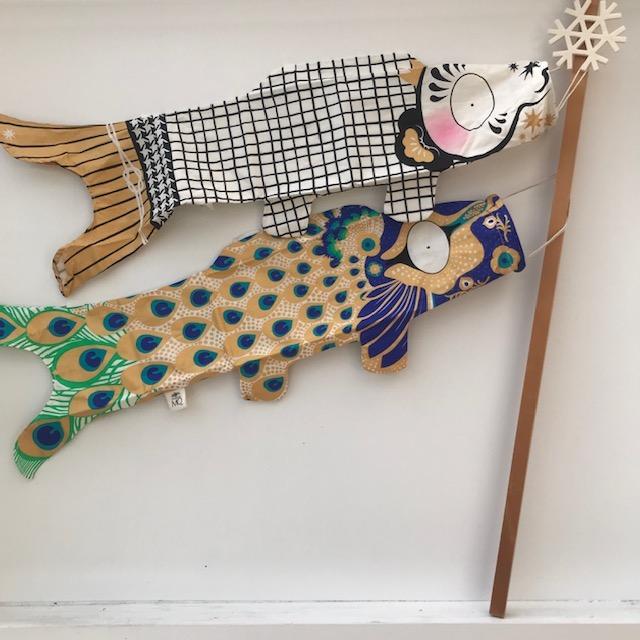 Madame MO マダムモー こいのぼり Sサイズ 70cm koi2.7 peacock Madame MO マダムモー こいのぼり Sサイズ 70cm koi2.7 peacock