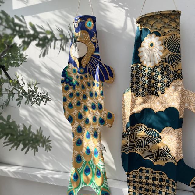 Madame MO（マダムモー） こいのぼり Sサイズ 70cm koi2.7 peacock
