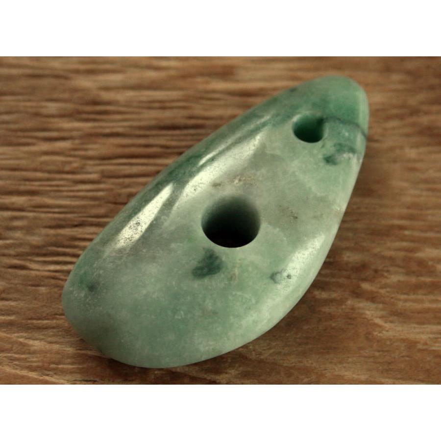 糸魚川翡翠大珠 C01195 真隆 作 55mm*27mm*12mm 糸魚川産 ひすい 大珠 パワーストーン 魔除け