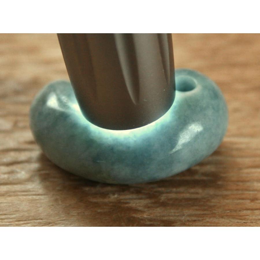 糸魚川青翡翠勾玉 M08246 浅葱 作 31mm*20.5mm*12mm 糸魚川産 青ヒスイ