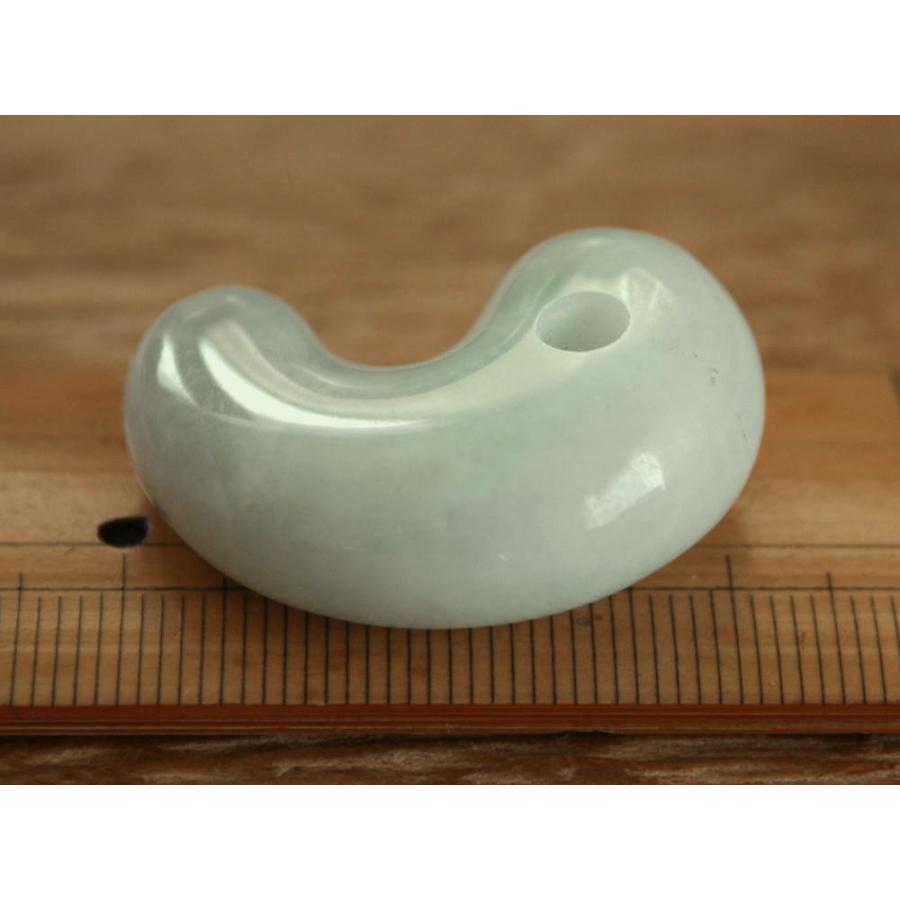 翡翠(硬玉ジェダイト) 20x12mm 勾玉 ルース 1個売り_PRG1212 : prg1212 