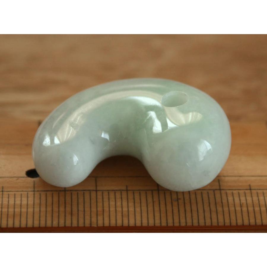 糸魚川翡翠勾玉 M09225 古吹 作 32mm*22mm*12mm 糸魚川産 ヒスイ 勾玉