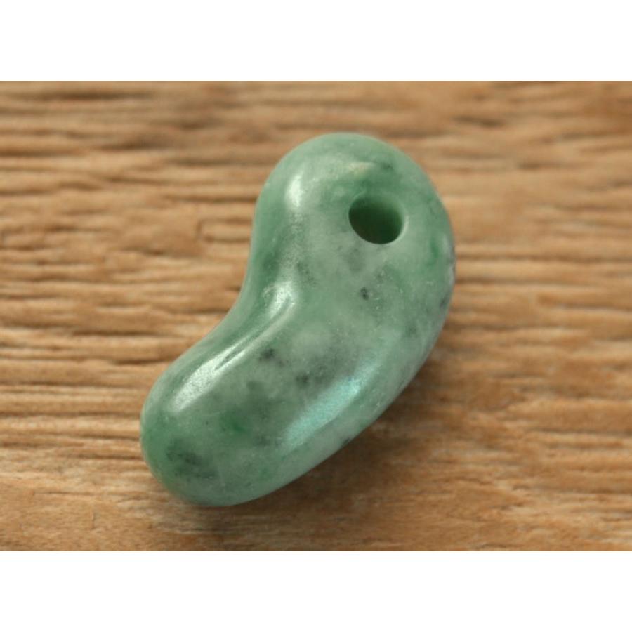 糸魚川翡翠勾玉 M09243 和工房 作 29.8mm*15mm*10.8mm 糸魚川産 ひすい 勾玉 魔除け パワーストーン お守り | 