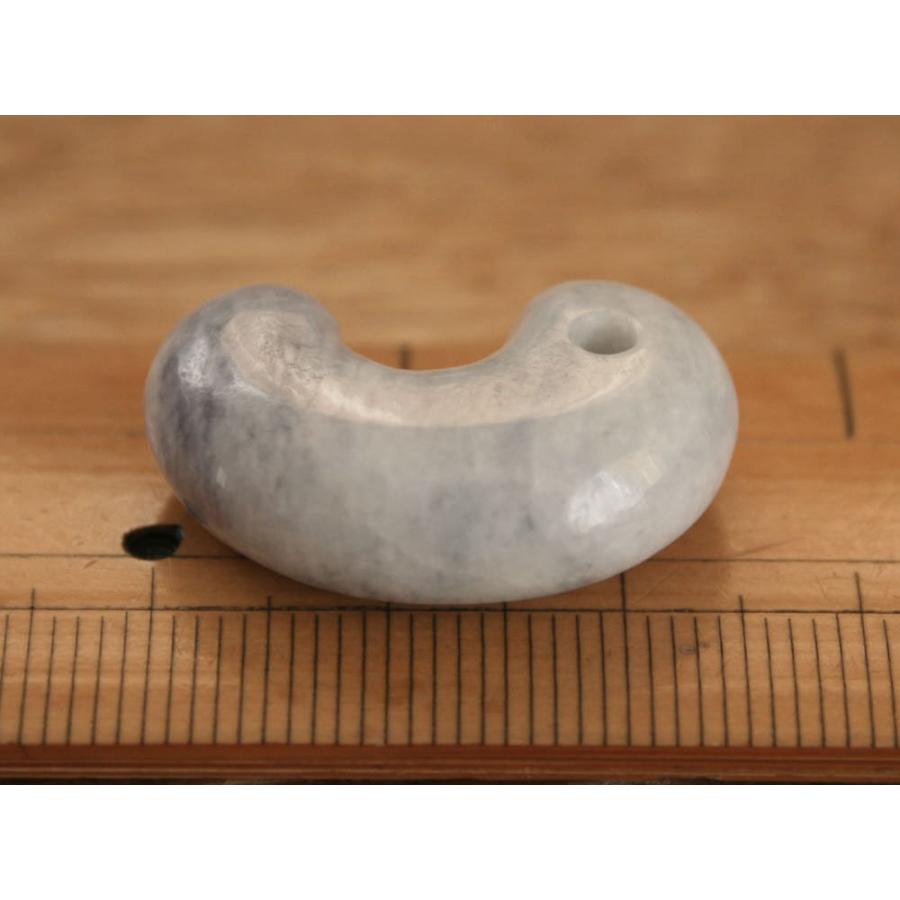 糸魚川翡翠勾玉 M09514 日本ヒスイ鉱業 制作 25mm*16.5mm*8mm