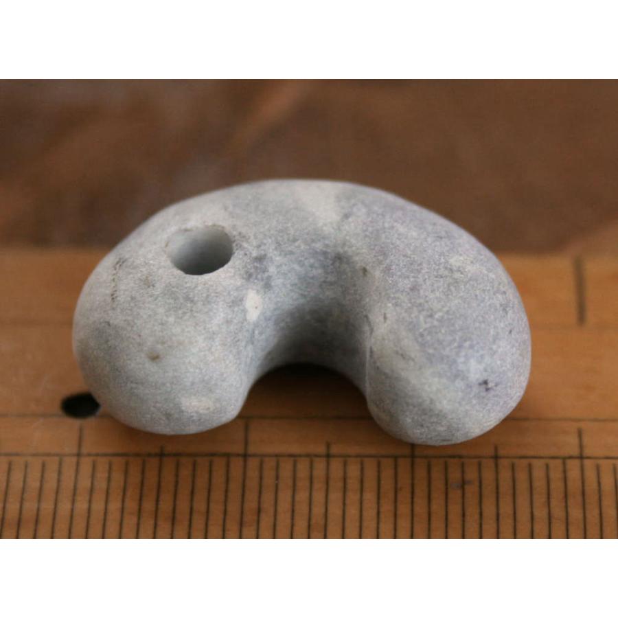手磨き』糸魚川翡翠勾玉 M10376 Sou 作 27mm*17mm*10.9mm 糸魚川産
