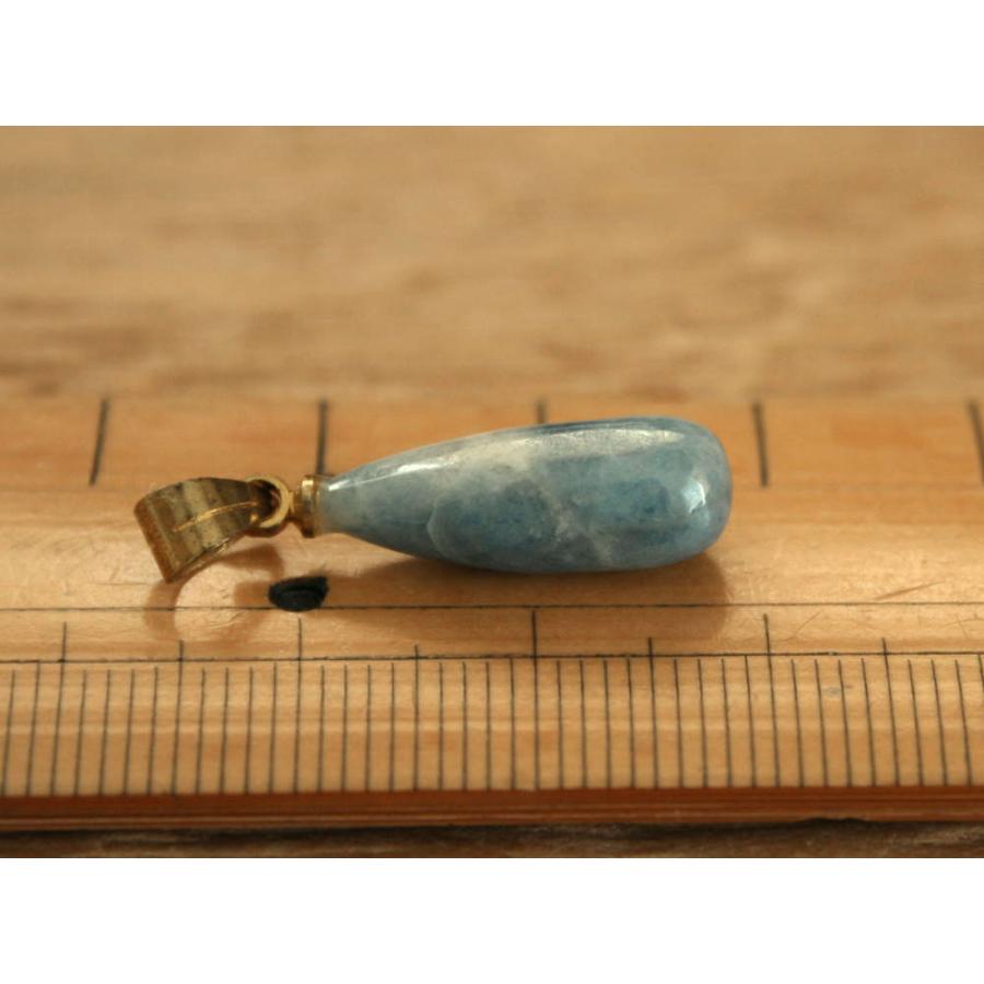 糸魚川青翡翠ペンダント P01616 豊翠 作 糸魚川 青ひすい ペンダント パワーストーン 魔除け お守り 天然石の画像