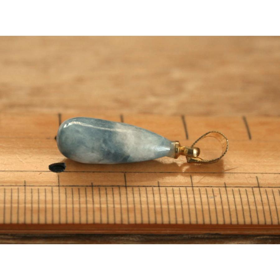 糸魚川青翡翠ペンダント P01616 豊翠 作 糸魚川 青ひすい ペンダント 