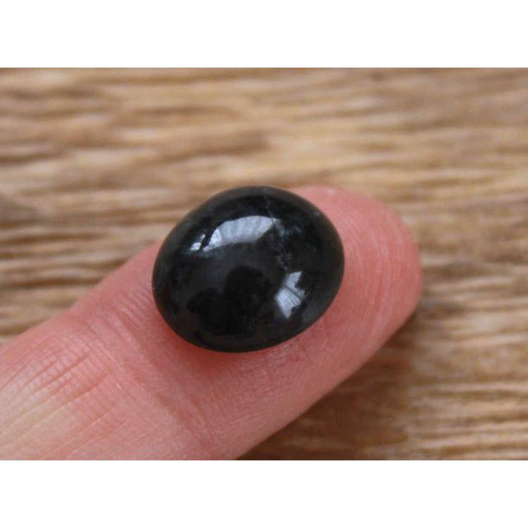 小*池様 透過の美しい上質黒翡翠 約0.8キロ 糸魚川黒翡翠ルース RU0111 浅葱加工販売 制作 14.8mm*12.8mm*6mm