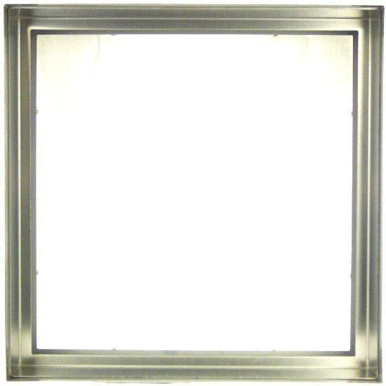 ステンド グラス 300x300mm 美しいステンドグラス専用ステンレス枠fr02