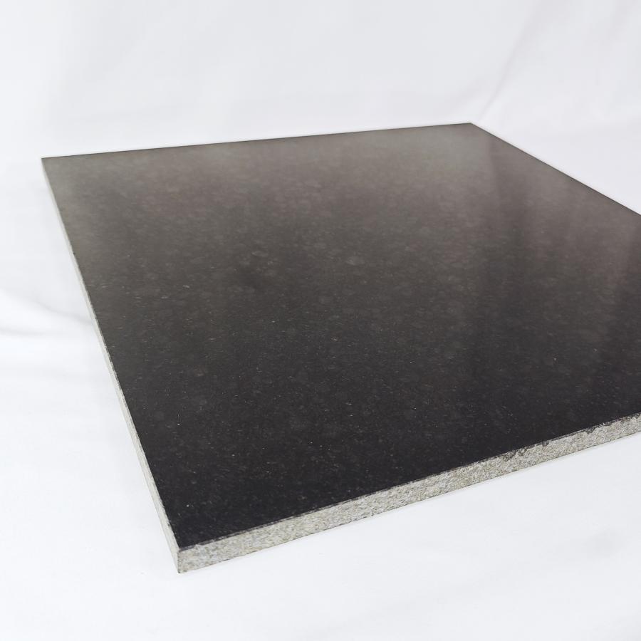 敷石ガーデニングタイル黒御影石本磨き石材床壁用方形薄板五面磨きgt08