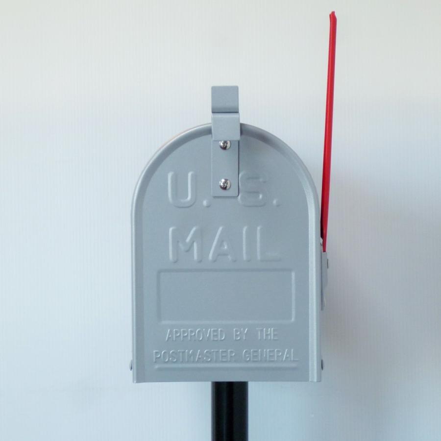 メールボックス1 シルバー メールボックス】us/mailbox/ポール付
