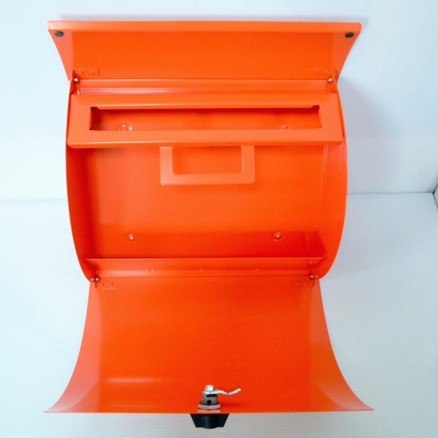 ポスト 郵便ポスト スタンド付 壁掛け鍵付きプレミアムステンレス