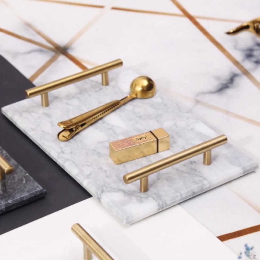 大理石 小物入れ アクセサリートレー ストレート プレート インテリア