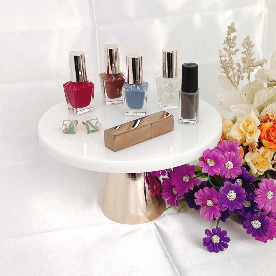 アンティーク ケーキスタンド 飾り棚 5段 大理石 ブロンズ おしゃれ