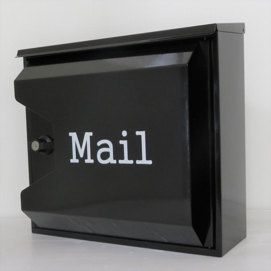 選べる6タイプ 郵便ポスト郵便受けおしゃれかわいい人気北欧モダンデザインメールボックス壁掛けプレミアムステンレスポストpm04select - 4
