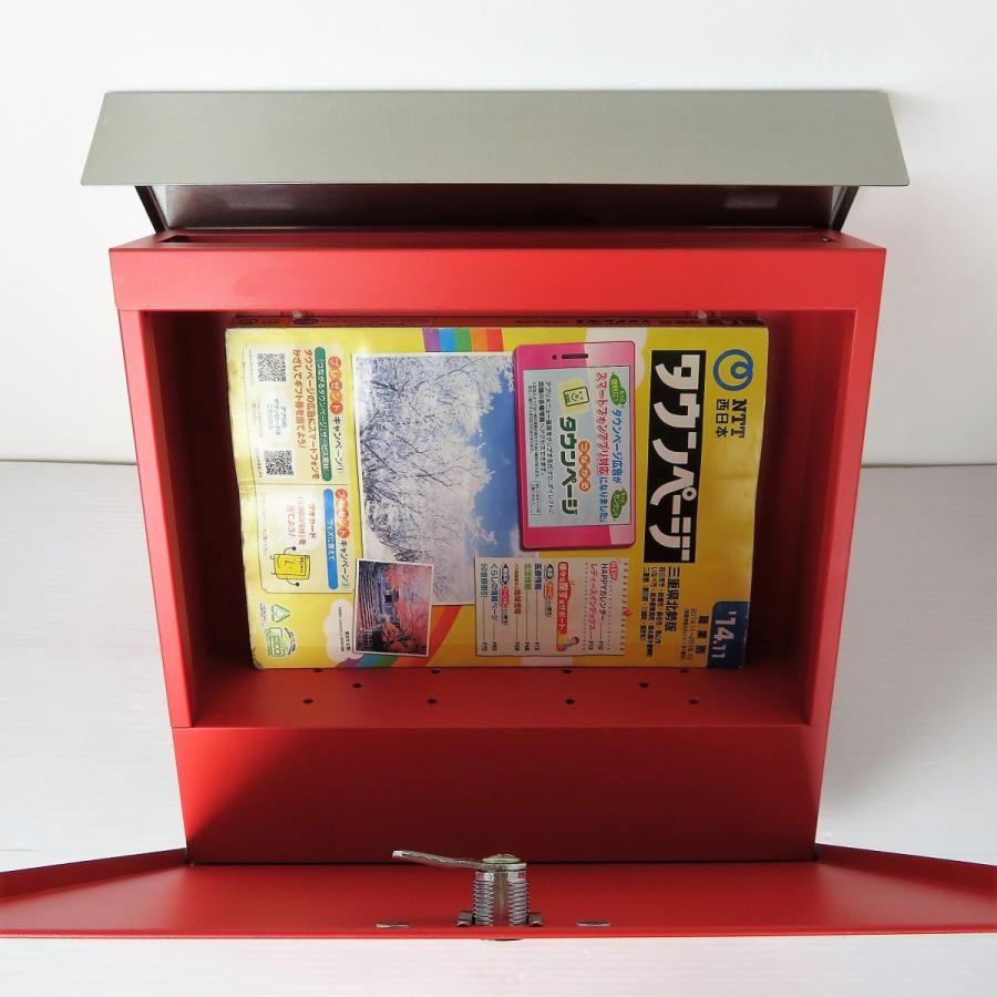 赤い郵便受け スタンド付き 無料☆特典対象】 郵便ポスト 郵便受け スタンドタイプ オンリーワン