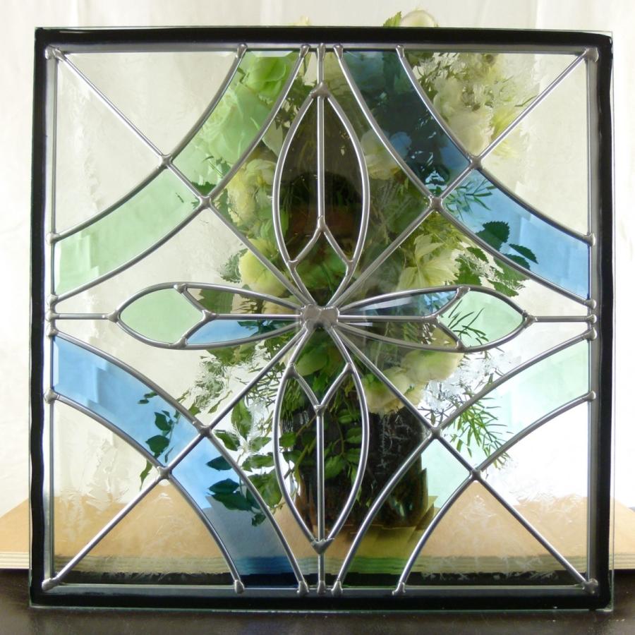 お値下げステンドグラス　パネル 送料無料 ステンドグラス パネル 建築 窓 ドア 桜 : ステンド