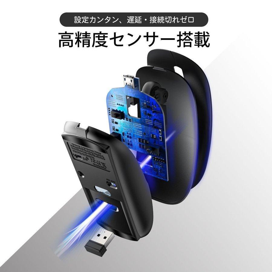 マウス ワイヤレスマウス 無線マウス 薄型 静音 2 4ghz 800 10 1600dpi Windows8 10 Mac Os X 送料無料 セール Mse Ihr 通販 Yahoo ショッピング