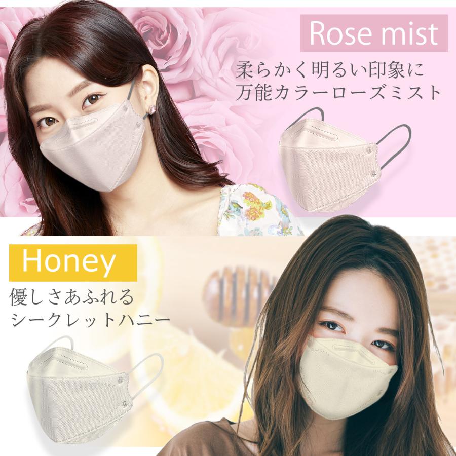 マスク 不織布 立体 スタイルカラーマスク KF94 韓国マスク 立体マスク 血色マスク 4層式 20枚 (10枚×2個) 送料無料 セール｜ihr｜15
