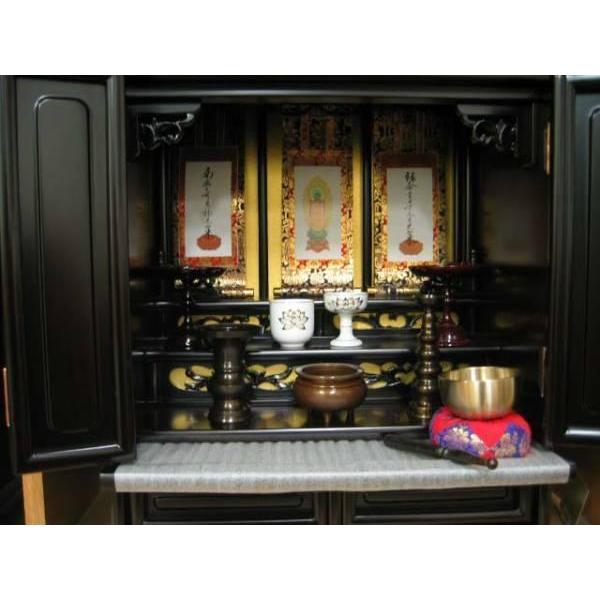 仏壇 ダルマ 桜 上置きサイズ16号 コンパクト仏具セット付 仏壇 ダルマ 桜 上置きサイズ16号 コンパクト仏具セット付