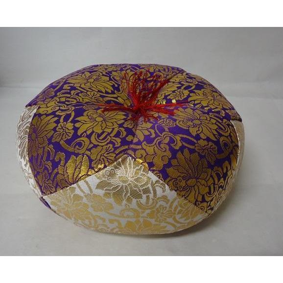 ◇仏具◇木魚一式4寸　白木木魚セットバイ布団付　巾12cm小さめ_4