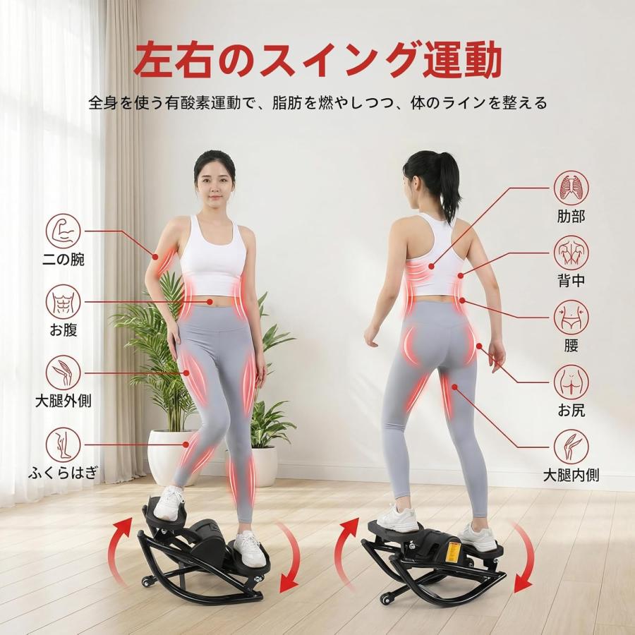 2026新登場 サイドステッパー ステッパー 静音 ロックステッパー 室内