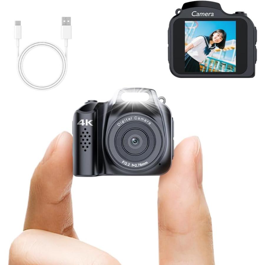 2026業界超小サイズ デジタルカメラ 4K ミニカメラ キッズカメラ 6400