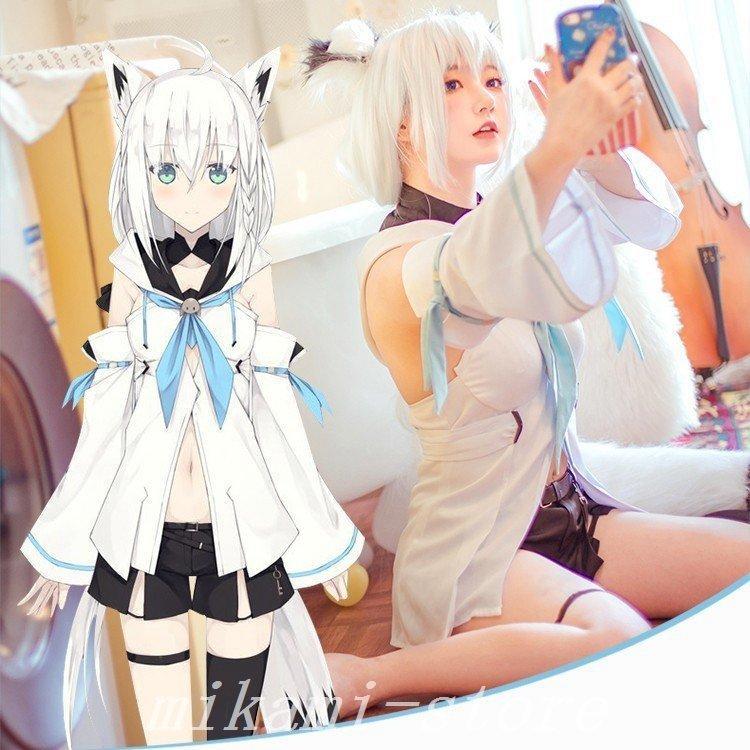 Amazon.co.jp: [TKSYS] Vtuber白上フブキ アイドル衣装 フルセット 