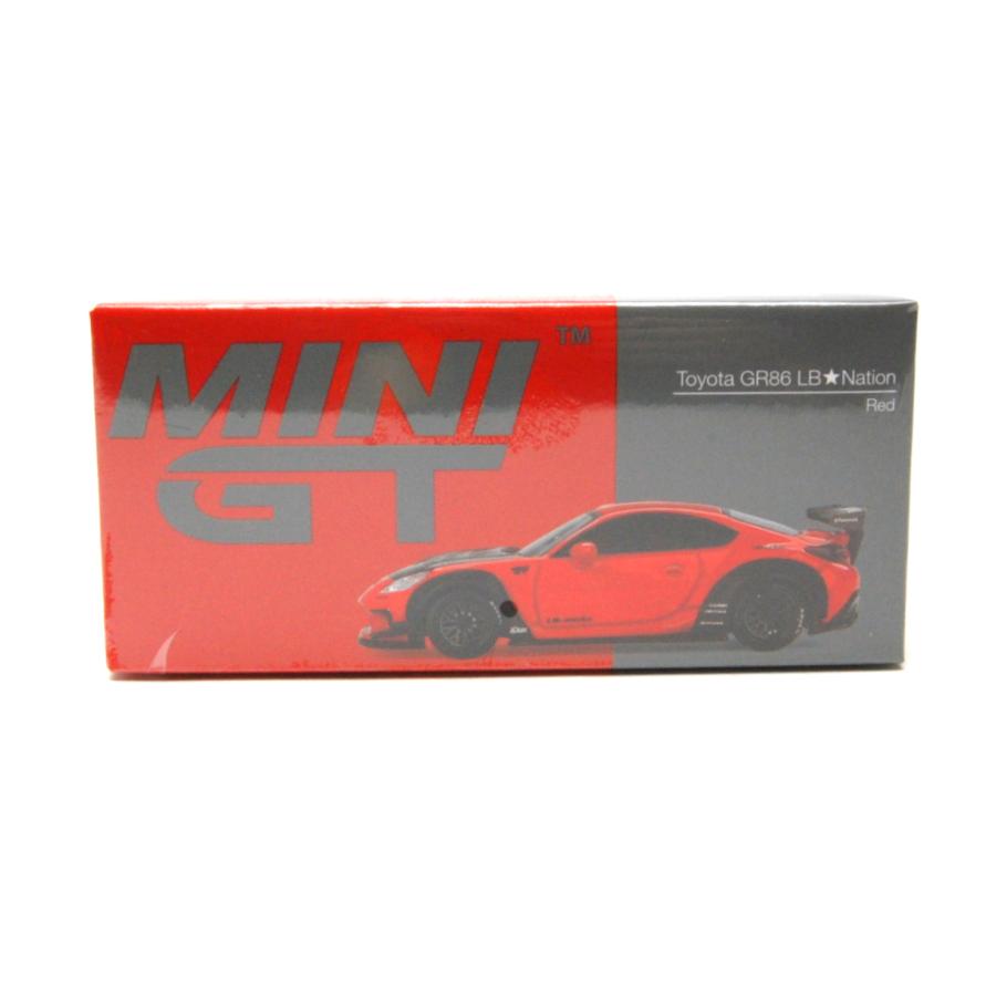 885 Toyota GR86 LB☆Nation レッド (左ハンドル) MINI GT : アイアイ