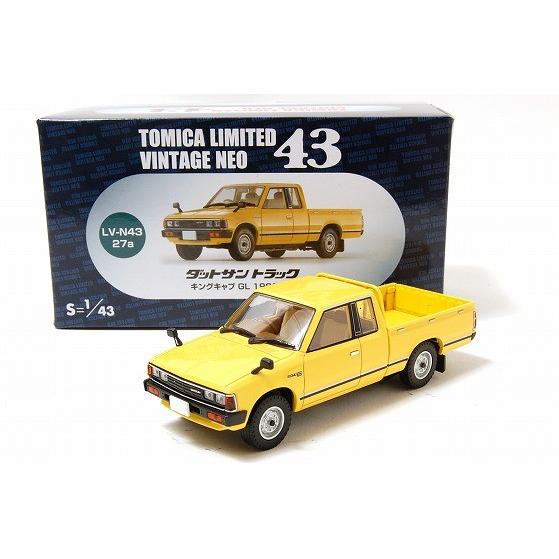トミーテック 絶版☆TLV-N43 27a ダットサン キングキャブ (黄 トミーテック 絶版☆TLV-N43 27a ダットサン キングキャブ (黄