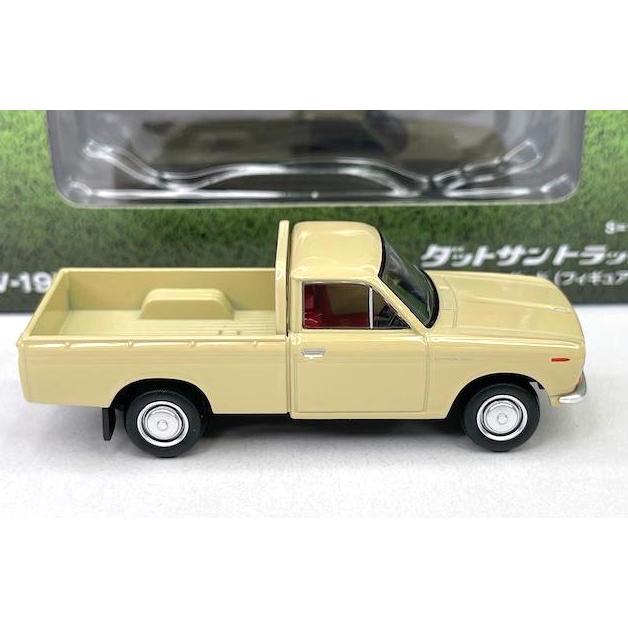 トミーテック LV-195d ダットサン 1300 トラック (薄茶)フィギュア付