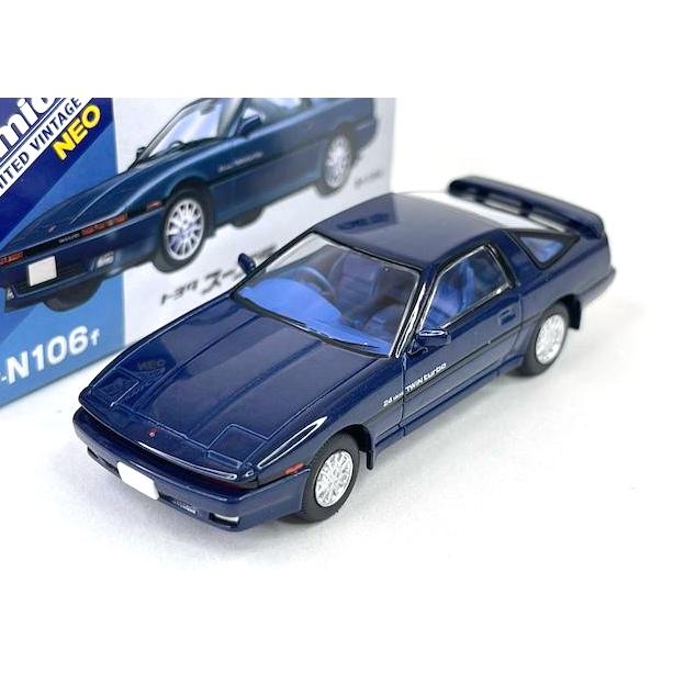 トミーテック LV-N106f トヨタ スープラ 2.0 GTツインターボ (紺) 87年