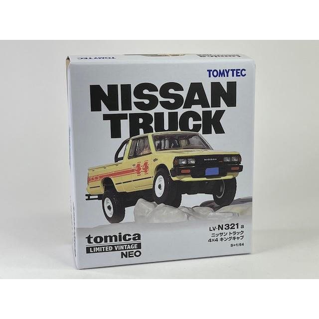トミーテック LV-N321a ニッサン トラック 4X4 キングキャブ (黄 トミーテック LV-N321a ニッサン トラック 4X4 キングキャブ (黄