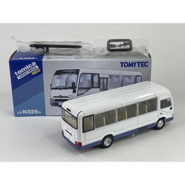 TLV-N326a日野リエッセII LX (白/紫)リミテッドヴィンテージNEO トミーテック LV-N326a 日野 リエッセ II LX (白/紫) トミカ
