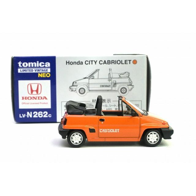 トミーテック LV-N262c ホンダ シティカブリオレ (オレンジ) 84年式