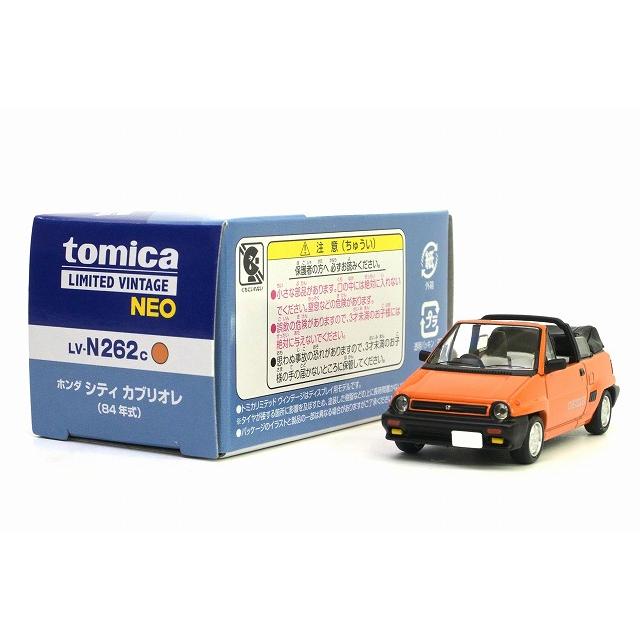トミーテック LV-N262c ホンダ シティカブリオレ (オレンジ) 84年式